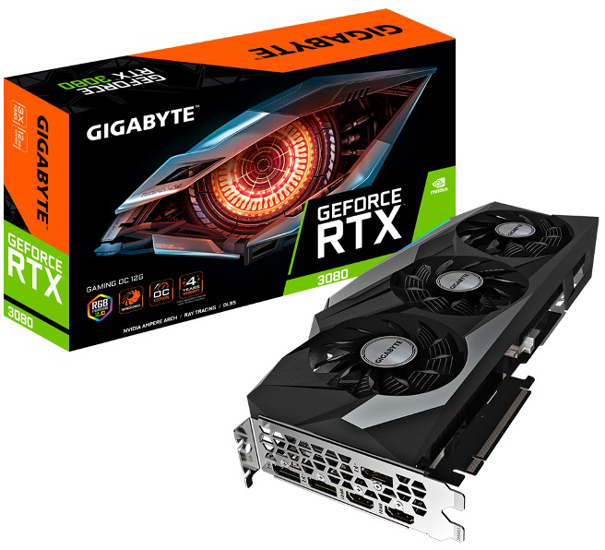 GIGABYTE nVidia GeForce RTX 3080 12GB 384bit GV-N3080GAMING OC-12GD LHR