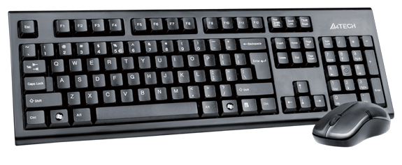 A4 tech 3100N Wireless USB US tastatura + Wireless