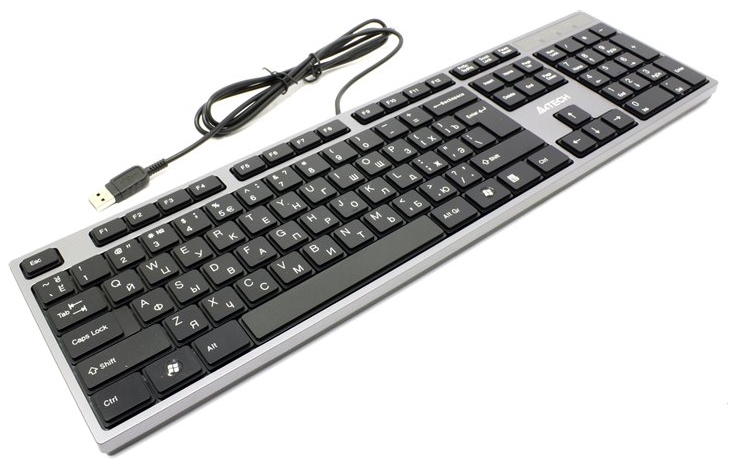 A4 Tech KD-300 X-Slim USB YU crna tastatura