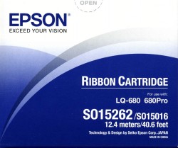 EPSON S015262 crna ribon traka za LQ-1060, LQ-2500+, LQ-2550, LQ-670, LQ-680, LQ-680+, LQ-680 Pro, LQ-860