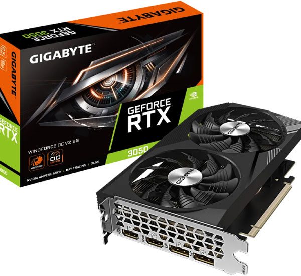 GIGABYTE nVidia GeForce RTX 3050 8GB 128bit GV-N3050WF2OCV2-8GD