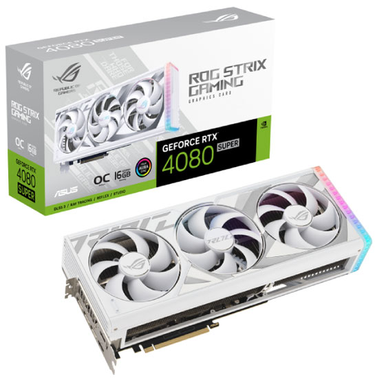 ASUS nVidia GeForce RTX 4080 ROG-STRIX-RTX4080S-O16G-WHITE