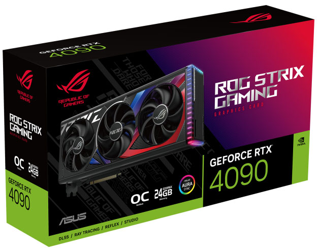 ASUS nVidia GeForce RTX 4090 24GB 384bit ROG-STRIX-RTX4090-O24G-GAMING