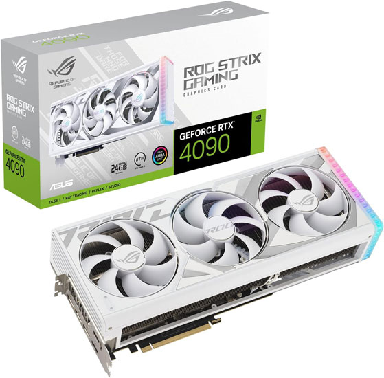 ASUS nVidia GeForce RTX 4090 STRIX-RTX4090-24G-GAMING-WHITE