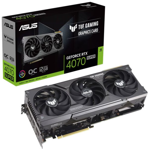 ASUS nVidia GeForce RTX 4070 SUPER 12GB TUF-RTX4070S-O12G-GAMING 12GB GDDR6X
