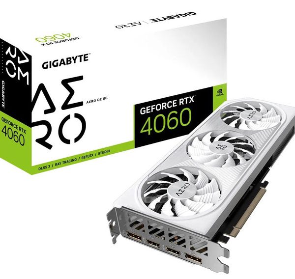 GIGABYTE nVidia GeForce RTX 4060 AERO OC 8GB GV-N4060AERO OC-8GD