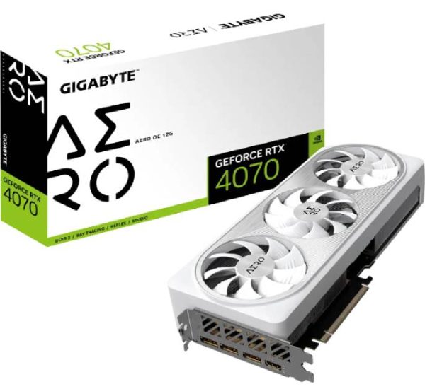 GIGABYTE nVidia GeForce RTX 4070 AERO 12GB GV-N4070AERO OC-12GD