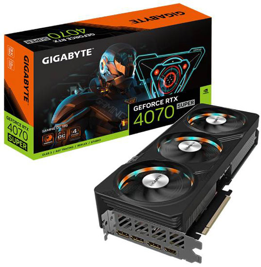GIGABYTE nVidia GeForce RTX 4070 SUPER GAMING 12GB GV-N407SGAMING OC-12GD