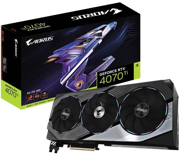GIGABYTE nVidia GeForce RTX 4070 Ti ELITE 12GB GV-N407TAORUS E-12GD