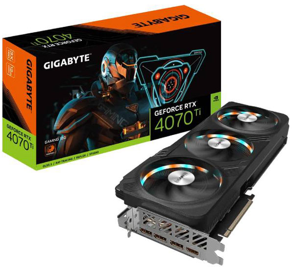 GIGABYTE nVidia GeForce RTX 4070 Ti GAMING 12GB GV-N407TGAMING-12GD