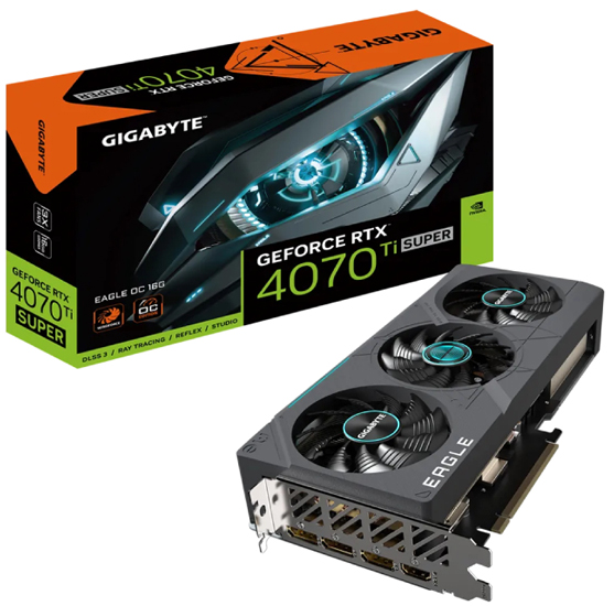 GIGABYTE nVidia GeForce RTX 4070 Ti SUPER EAGLE OC 16GB GV-N407TSEAGLE OC-16GD