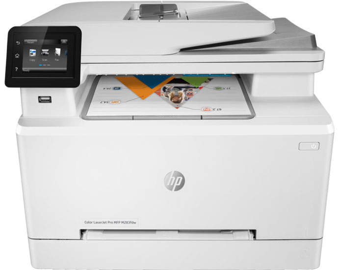 Hp Color Laser Pro MFP M283fdw Printer, 7KW75A