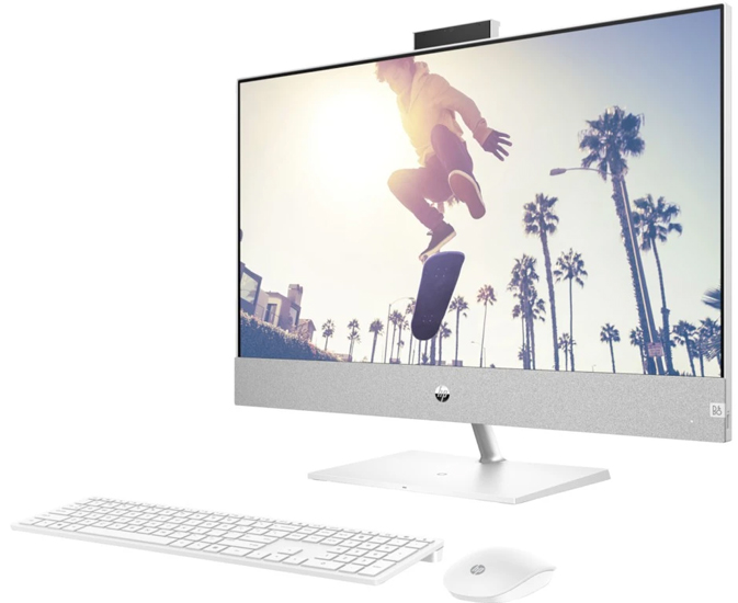 Hp Pavilion 24-ca0000nh AiO/DOS/23.8in FHD AG IPS Touch/Ryzen 7-5700U/16GB/512GB/WiFi/3g/bela 660H2EA