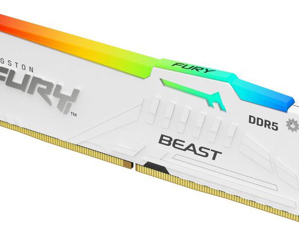 KINGSTON DDR5 32GB 6000MT/s KF560C36BWEAK2-32 2x16GB kit FURY Beast RGB White EXPO