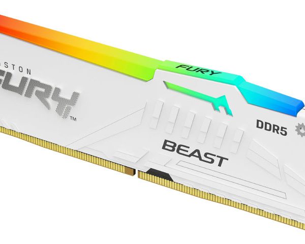 KINGSTON DDR5 16GB 6000MT/s KF560C40BWA-16 Fury Beast White RGB XMP