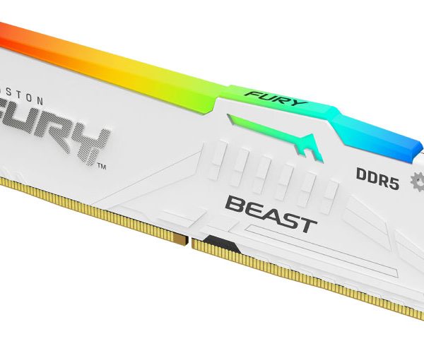 KINGSTON DDR5 32GB 6000MT/s KF560C40BWA-32 Fury Beast White RGB XMP