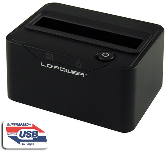 Hdd docking station LC POWER LC-DOCK-25-C 2.5in SSD/HDD USB3.1 Type C