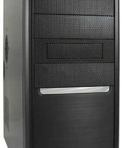 LC POWER 7024B Midi Tower ATX, 420H-12, Black