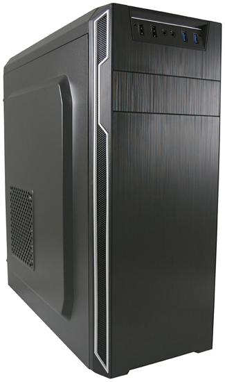 LC POWER 7038B-ON 2xUSB3.0/ 2xUSB2.0 HD Audio Black 17139