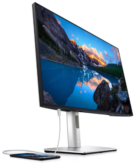 DELL 24in monitor U2421E IPS FHD 1920X1080 DP,HDMI USB-C Tilt, Podesivost po visini, Pivot, Swivel