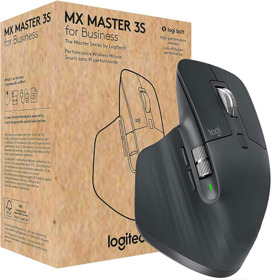 LOGITECH MX Master 3S for Business Wireless Black 910-006582