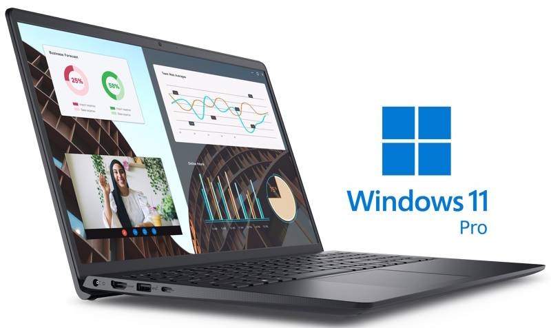 DELL Vostro 3530 15.6 in FHD 120Hz i5-1335U 8GB 512GB SSD INTEL Iris Xe Backlit Win11Pro NOT21989
