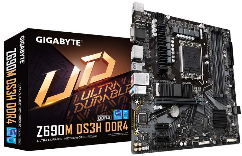 GIGABYTE Z690M DS3H DDR4 rev. 1.x - Maticna Ploca za INTEL LgA-1700