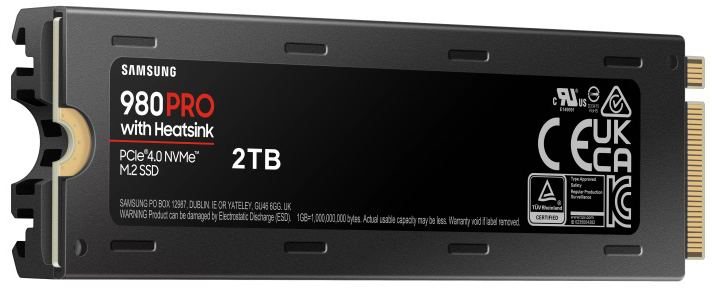 SSD M.2 2TB SAMSUNG MZ-V8P2T0CW NVMe 980 Pro Series Heatsink SSD