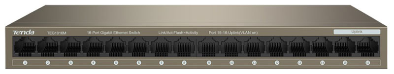 Tenda TEG1016M 16-Port Gigabit Ethernet Switch LAN02917