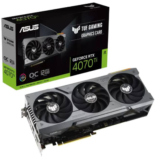 ASUS nVidia GeForce RTX 4070 TI 12GB TUF-RTX4070TI-O12G-GAMING