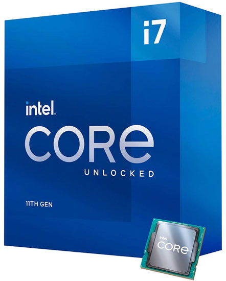 INTEL Core i7-11700K Procesor | 11. generacija | 8 Jezgara | 5.0 GHz | LGA 1200