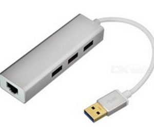 FAST ASIA USB 3.0 - HUB 3port + RJ45 (Z)siva OST03523