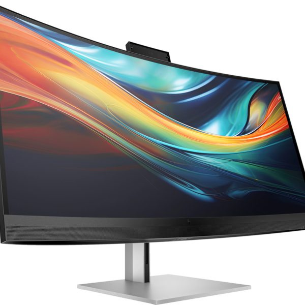 Hp 39.7in S7 Pro 740p 8Y2R2E9  IPS AG Curved 5K2K WUHD 5120x2160 60Hz Conferencing monitor,Camera 13MP,2 Thunderbolt 3,4 USB-A 3.1,1 HDMI 2.0,1 DP 1.4,1 RJ-45, Height,Tilt,Swivel,Black/Silver,3yw