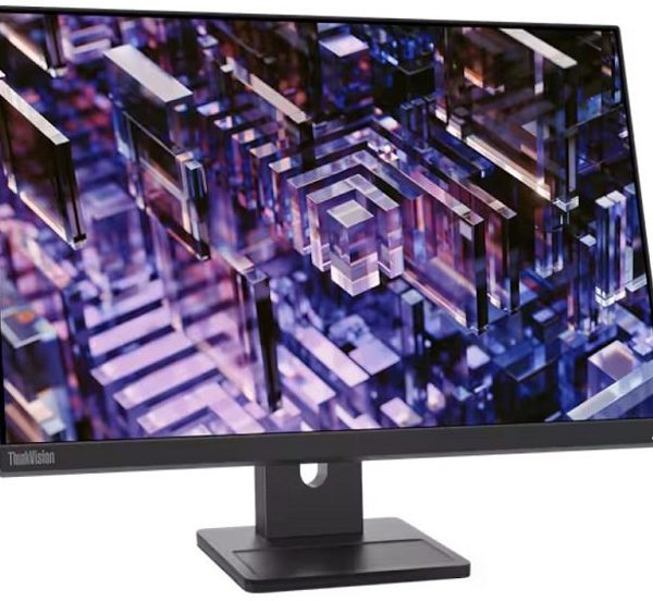 LENOVO Think 63ECGAT2EU ThinkVision E24q-30, QHD 2560x1440 WideLED IPS Anti Glare 6ms-4ms extreme mode Refresh 100Hz, 1x HDMI 2.1 TMDS, 1x DP 1.2, Black, Speakers 2Wx2, Tilt, Swivel, Pivot, Height Adjust St