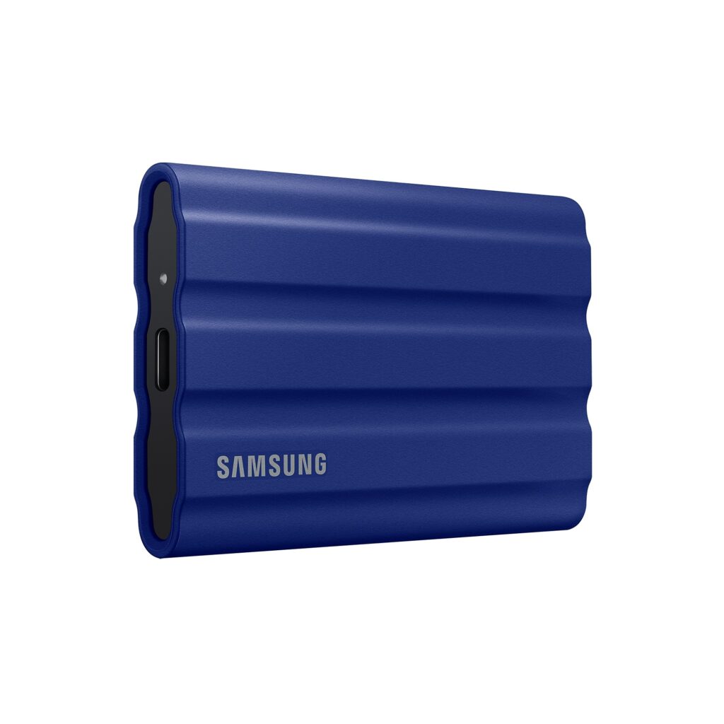 Alternative view of EXT-SSD 2TB SAMSUNG MU-PE2T0R Portable T7 Shield plavi