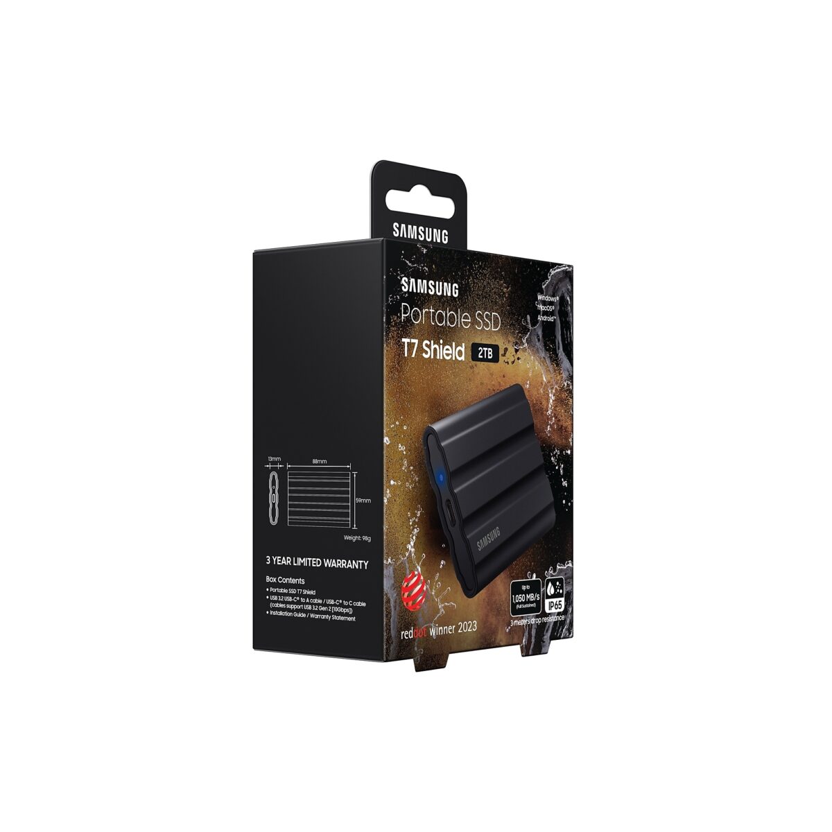 EXT 2TB Samsung MU-PE2T0S Portable T7 Shield crni - Image 10
