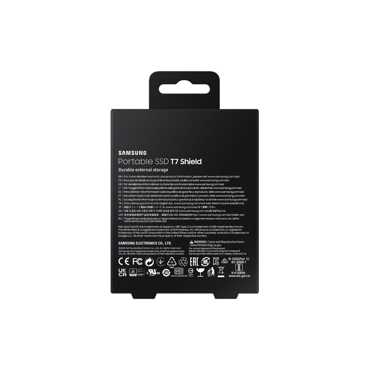 EXT 2TB Samsung MU-PE2T0S Portable T7 Shield crni - Image 2