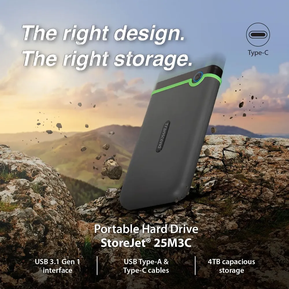 EXT 2TB Transcend TS2TSJ25M3C USB 3.1 Gen 1 , Type-C - Slika 10