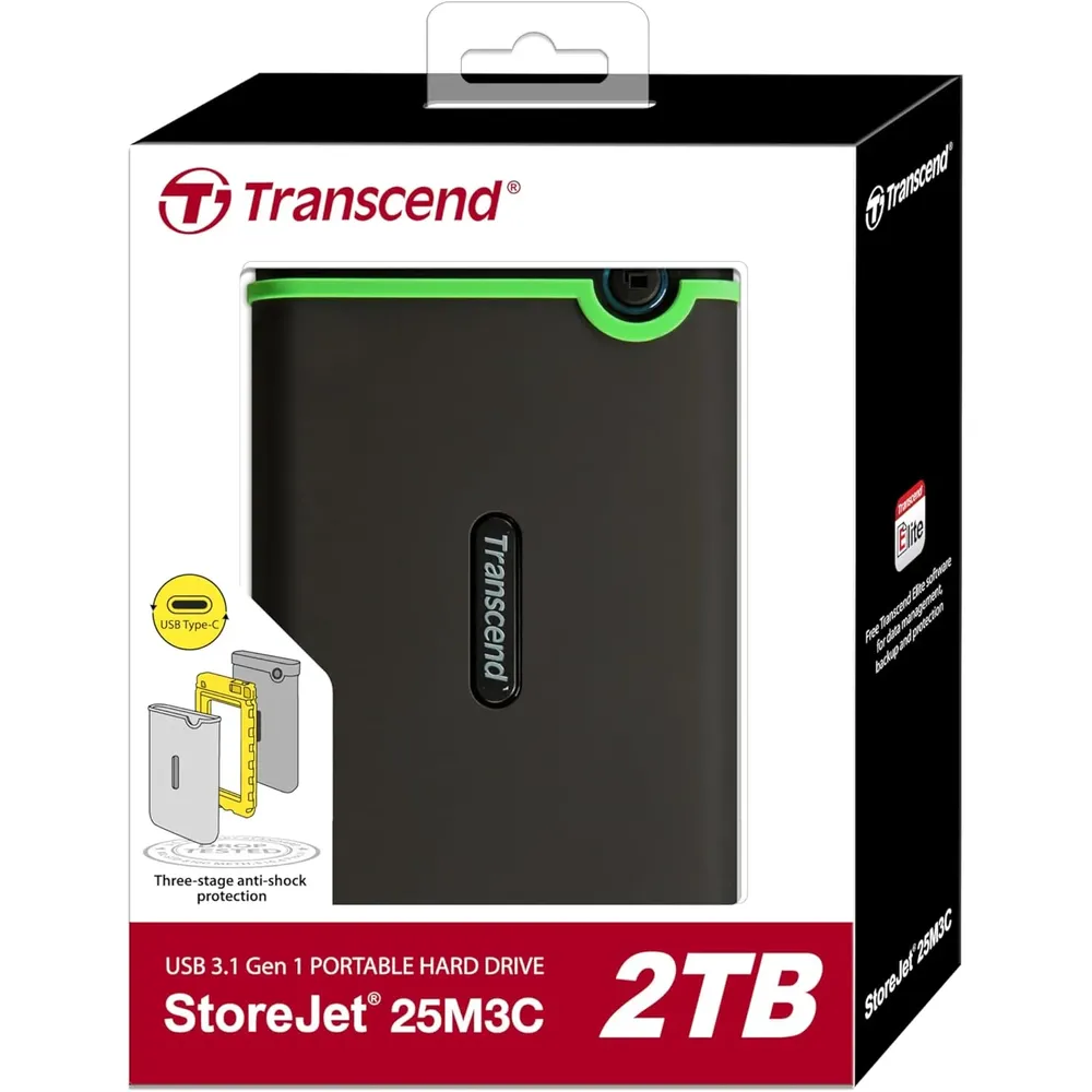 EXT 2TB Transcend TS2TSJ25M3C USB 3.1 Gen 1 , Type-C - Slika 4