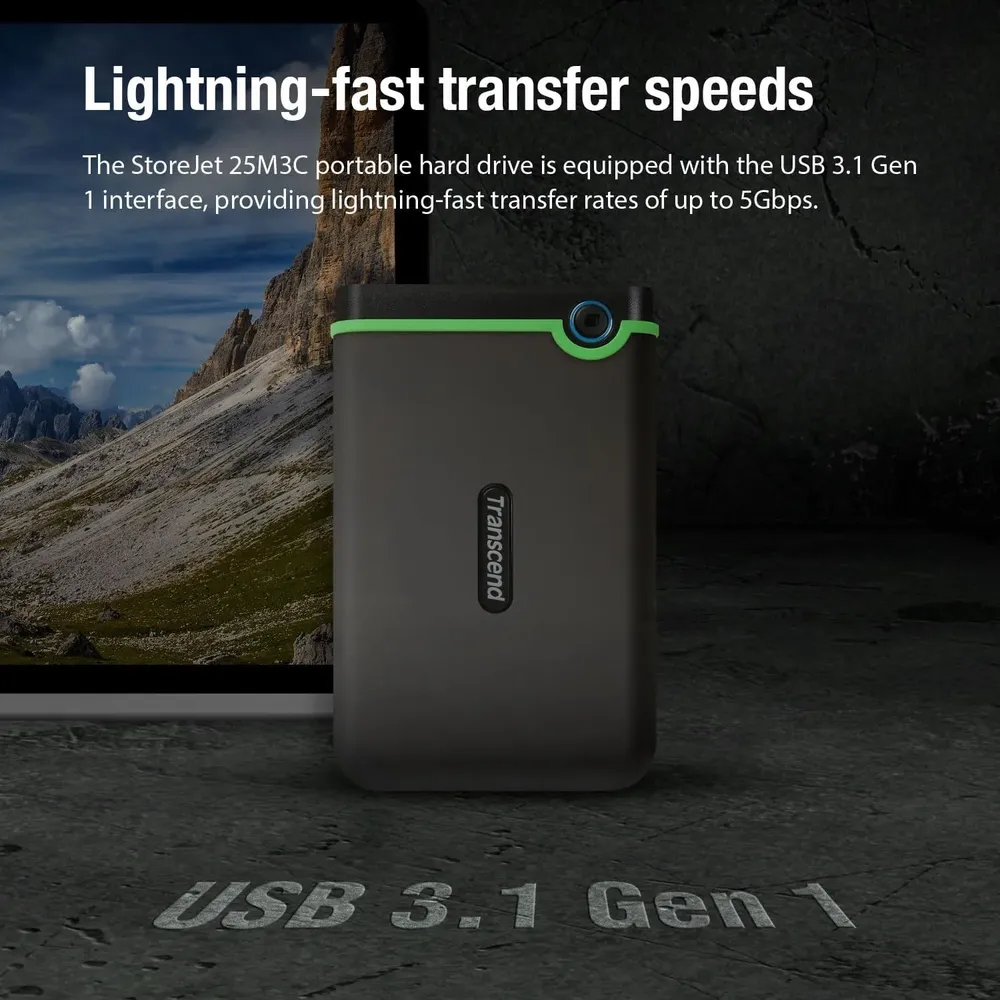 EXT 2TB Transcend TS2TSJ25M3C USB 3.1 Gen 1 , Type-C - Slika 5