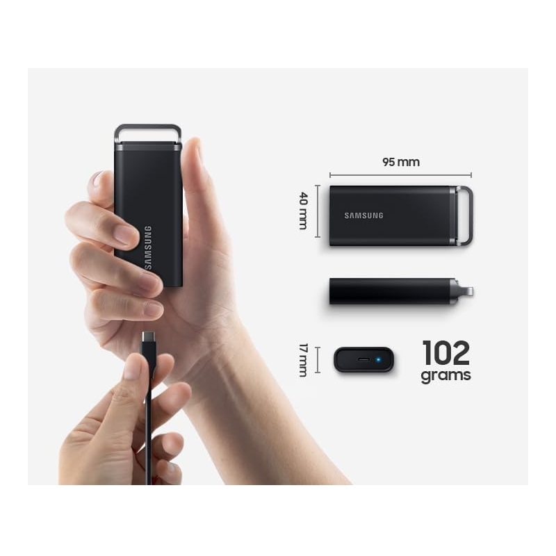 EXT-SSD 4TB Samsung MU-PH4T0S Portable T5 EVO crni - Slika 3