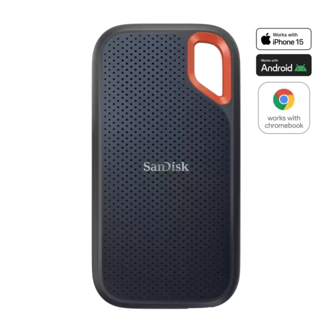 EXT-SSD 4TB Sandisk SDSSDE61-4T00-G25 Extreme V2 USB 3.1