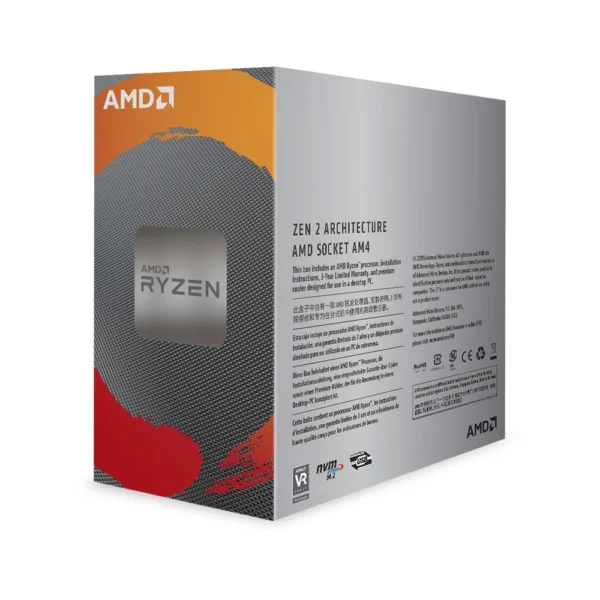 Alternative view of AMD Ryzen 5 3600 Procesor | 6 Jezgara | 4.2 GHz | Socket AM4