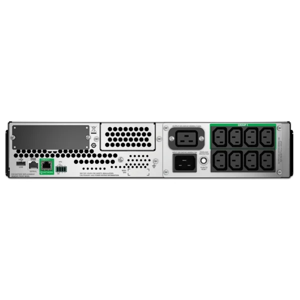 Alternative view of APC 2200VA/1980W SMT2200RMI2UC APC Smart-UPS 2200VA, Line Interactive, Sine Wave, Rackmount 2U, 2200VA/1980W, 230V, AVR, 8x IEC C13, Battery Pack 10Ah RBC43, SmartConnect Port + SmartSlot