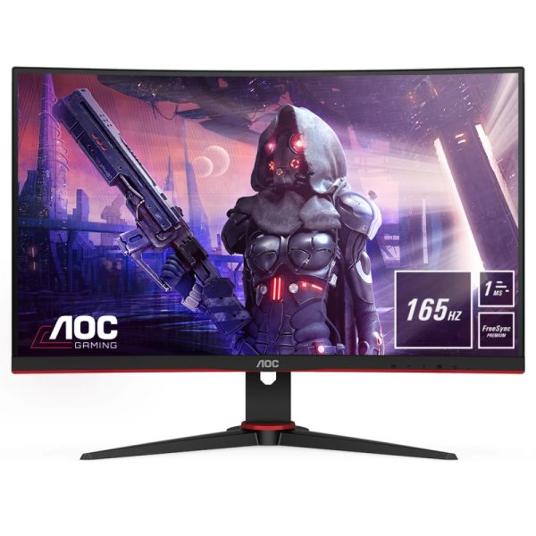 Aoc 27in C27G2AE/BK IPS FHD 1920X1080 DP,HDMI Curved 1ms 165Hz