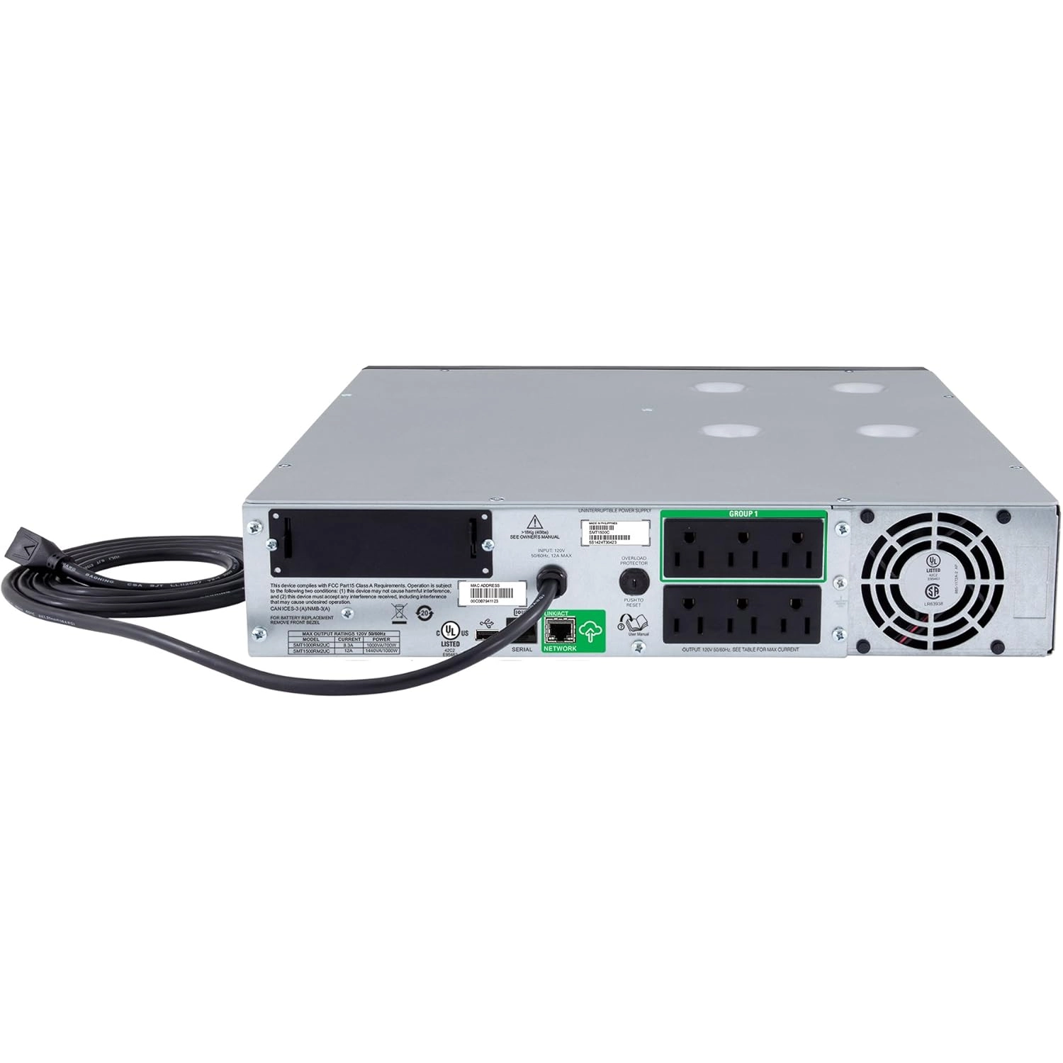 APC 1000VA/700W SMT1000RMI2UC SmartConnect - Slika 2