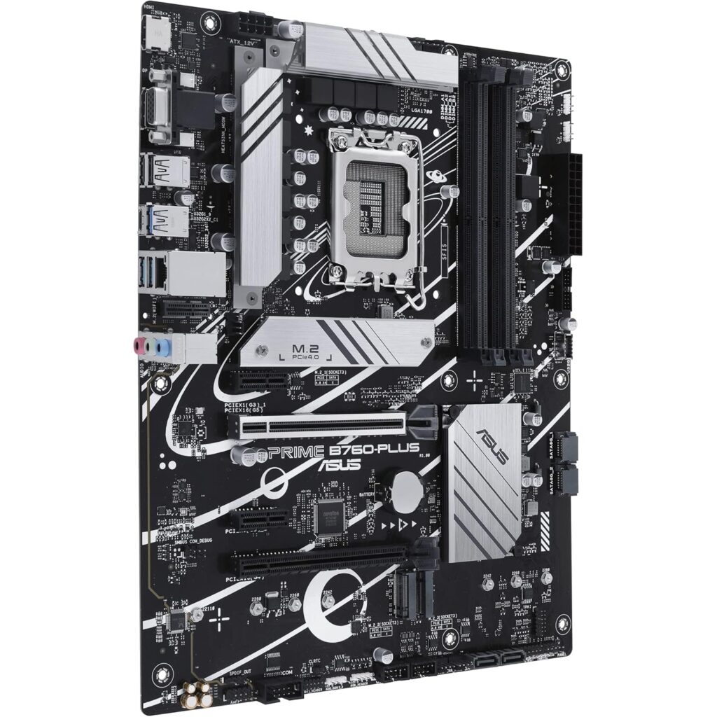 Alternative view of ASUS PRIME B760-PLUS - Maticna ploca za INTEL LGA 1700