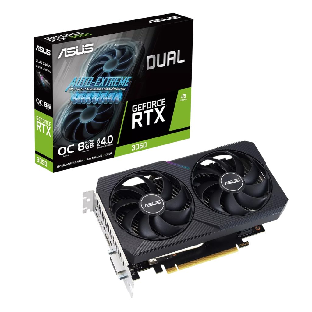 ASUS nVidia GeForce RTX 3050 8GB DUAL-RTX3050-O8G-V2