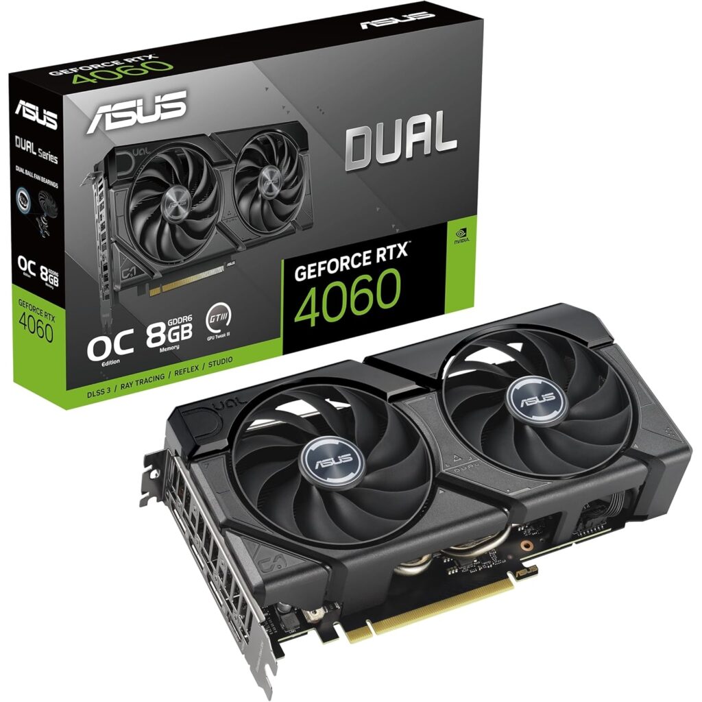 ASUS nVidia GeForce GTX 4060 8GB DUAL-RTX4060-O8G-EVO