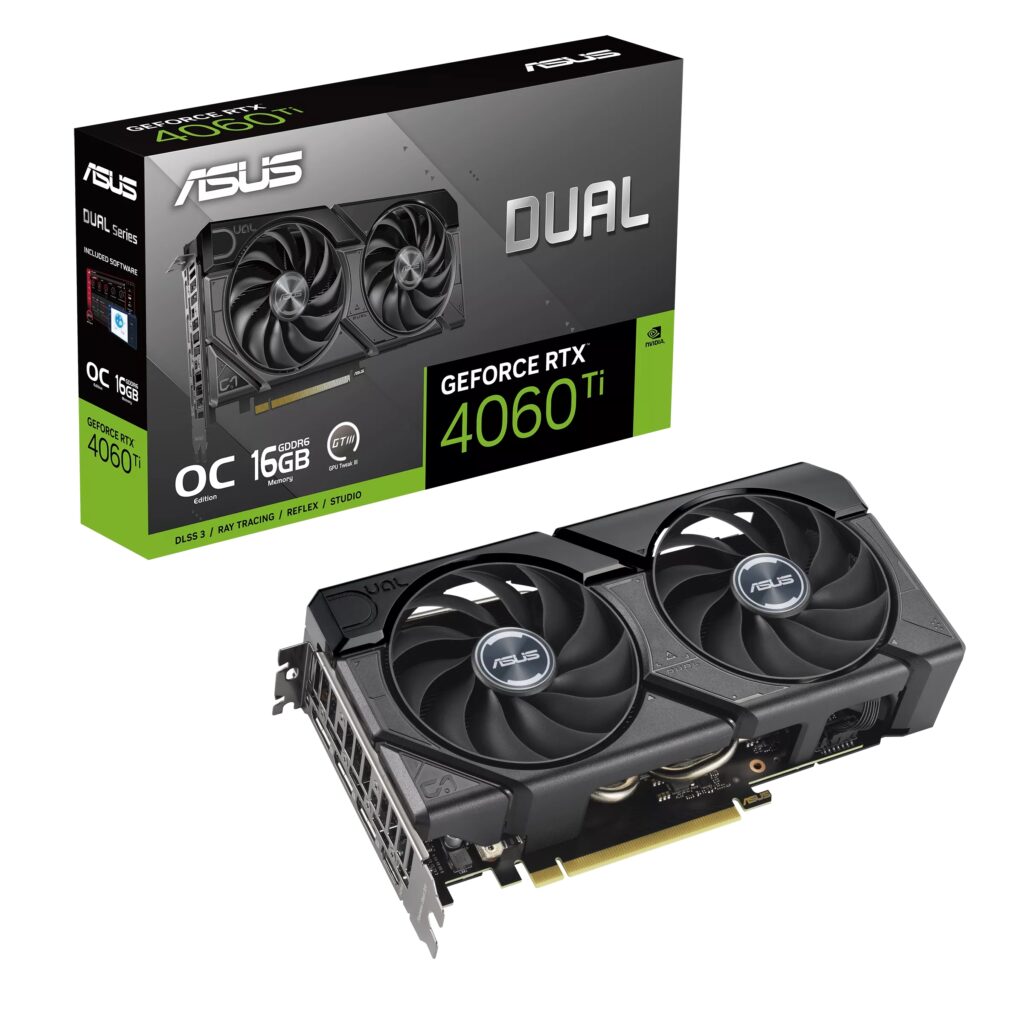 ASUS nVidia GeForce RTX 4060 Ti 16GB 128bit DUAL-RTX4060TI-O16G-EVO